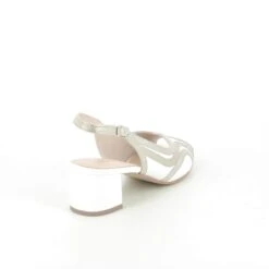 Alpina - 9l41-2 Florence G (white Leather) -Camel Favour alpina florence g 9l41 2 white leather slingback shoes 1635606195 887974122 03