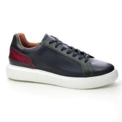 Ambitious - Eclipse 11826b-6176 (navy Leather) -Camel Favour ambitious eclipse 11826b 6176 navy leather trainers 1647694541 816182671 02