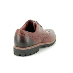 Clarks - Batcombe Wing 261271917g - G Fit (dark Tan) -Camel Favour clarks batcombe wing g fit dark tan brogues 1554994711 261271917G 03
