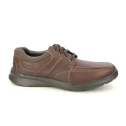 Clarks - Cotrell Walk 261196168h - H Fit (brown Leather) -Camel Favour clarks cotrell walk h fit brown leather comfort shoes 1668595958 261196168H 02