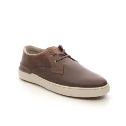 Clarks - Courtlite Khan 261719217g - G Fit (brown Waxy Leather) -Camel Favour clarks courtlite khan g fit brown waxy leather comfort shoes 1675184414 261719217G 01