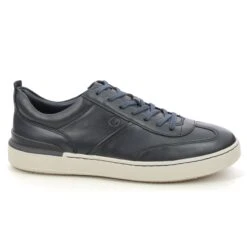 Clarks - Courtlite Mode 261734747g - G Fit (navy Leather) -Camel Favour clarks courtlite mode g fit navy leather trainers 1688553789 261734747G 02