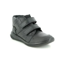 Clarks - Hula Spin Gtx 261349076f - F Fit (black Leather) -Camel Favour clarks hula spin gtx f fit black leather boots 1549033918 261349076F 01