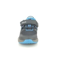 Clarks - Rock Trek K 261576177g - G Fit (navy Leather) -Camel Favour clarks rock trek k g fit navy leather trainers 1617700323 261576177G 04