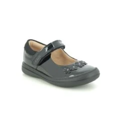 Clarks - Scooter Jump T 261527307g - G Fit (black Patent)