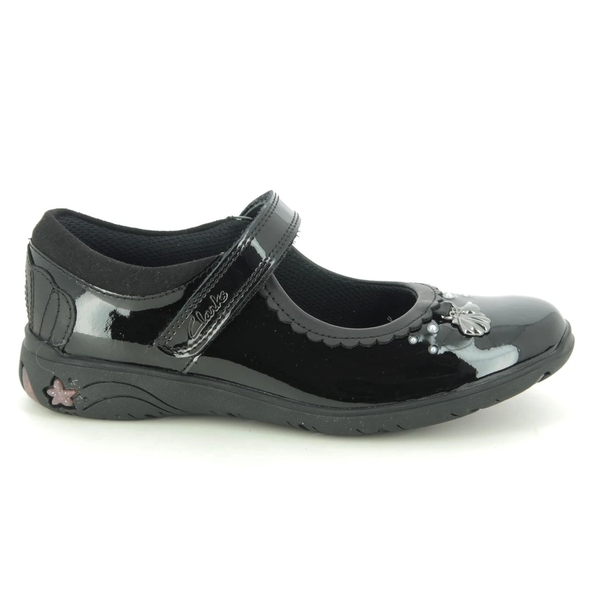 Clarks - Sea Shimmer K 261555435e - E Fit (black Patent) 4 Clarks - Sea Shimmer K 261555435e - E Fit (black Patent) - Image 2