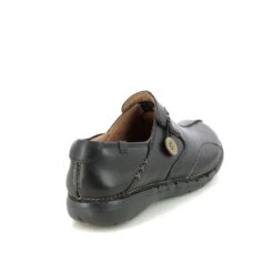 Clarks - Un Loop Wide 261128375e - E Fit (black Leather) -Camel Favour clarks un loop wide e fit black leather comfort slip on shoes 1652785016 203128375E 03