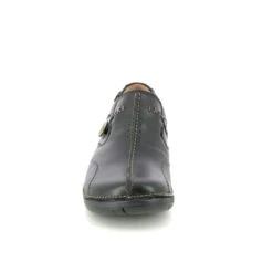 Clarks - Un Loop Wide 261128375e - E Fit (black Leather) -Camel Favour clarks un loop wide e fit black leather comfort slip on shoes 1652785016 203128375E 04