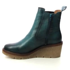 Creator - Blu Yoss Ib22579-94 (turquoise Leather) -Camel Favour creator blu yoss ib22579 94 turquoise leather wedge boots 1691403526 879257994 05