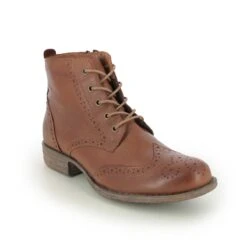 Creator - Dulce Brogue Ib22461-11 (tan Leather ) -Camel Favour creator dulce brogue ib22461 11 tan leather lace up boots1691506045creator dulce brogue ib22461 11 tan leather lace up boots 1691497353 879246111 01
