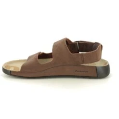 Ecco - CozmoMens Full 500944-02482 (brown Waxy Leather) -Camel Favour ecco cozmo mens full 500944 02482 brown waxy leather sandals 1676987473 920094420 05