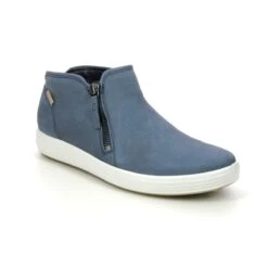 Ecco - Soft 7 Boot 430243-02038 (navy Leather) -Camel Favour ecco soft 7 boot 430243 02038 navy leather hi tops 1686407946 920024371 01