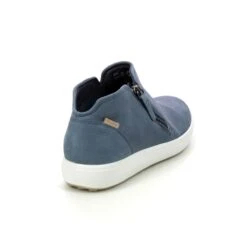Ecco - Soft 7 Boot 430243-02038 (navy Leather) -Camel Favour ecco soft 7 boot 430243 02038 navy leather hi tops 1686407946 920024371 03