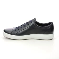Ecco - Soft 7 Mens 470364-01303 (navy Leather) 12 Ecco - Soft 7 Mens 470364-01303 (navy Leather) -Camel Favour ecco soft 7 mens 470364 01303 navy leather trainers 1659539911 920036403 05
