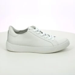 Ecco - Street Tray Mens 504744-01007 (white Leather) -Camel Favour ecco street tray mens 504744 01007 white leather trainers 1678797669 920474461 02