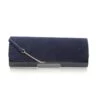 Begg Exclusive - Ebbie Clutch Ebbie-t20 (navy Patent Suede) -Camel Favour emis callae clutch callae t11 off white matching handbag 1676973868 659100274 08
