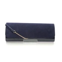 Begg Exclusive - Ebbie Clutch Ebbie-t20 (navy Patent Suede)