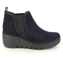 Fly London - Byne Blu P501349-023 (navy Suede) -Camel Favour fly london byne blu p501349 023 navy suede wedge boots 1691497381 028134973 02