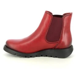Fly London - Salv P143195-086 (red Leather) -Camel Favour fly london salv p143195 086 red leather chelsea boots 1691502339 028319580 07