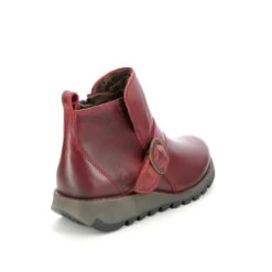 Fly London - Sias Sminx P144812-003 (red Leather) -Camel Favour fly london sias sminx p144812 003 red leather ankle boots 1669219646 028481203 03