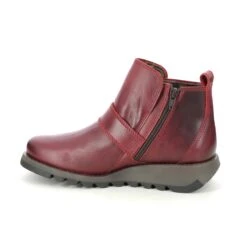 Fly London - Sias Sminx P144812-003 (red Leather) -Camel Favour fly london sias sminx p144812 003 red leather ankle boots 1669219647 028481203 05