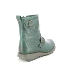 Fly London - Sino Sminx P144525-004 (petrol Leather) -Camel Favour fly london sino sminx p144525 004 petrol leather ankle boots 1635784654 028452504 03