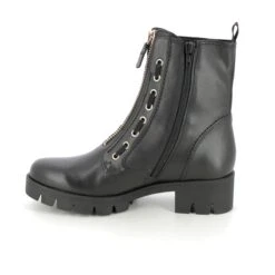 Gabor - Banter 91716.37 (black Leather) -Camel Favour gabor banter 91 716 37 black leather biker boots 1658842100 040171631 05