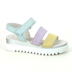 Gabor - Billie 24610.10 (multi Coloured) -Camel Favour gabor billie 24 610 10 blue multi wedge sandals 1678801559 040461055 02