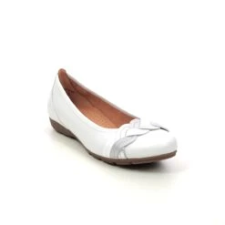 Gabor - Redhill Hovercraft 24160.21 (white Leather) -Camel Favour gabor redhill hovercraft 24 160 21 white leather pumps 1672925187 040416021 01