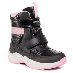 Geox - Sentiero Girls Boot Tex J04cfb-c0618 (black Pink)