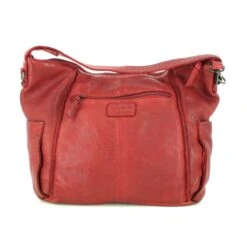 Gianni Conti - 4294824-50 Aosta Hobo (red Leather) -Camel Favour gianni conti cosma 2 strap 9403660 50 red leather handbag 1669822357 148482480 02