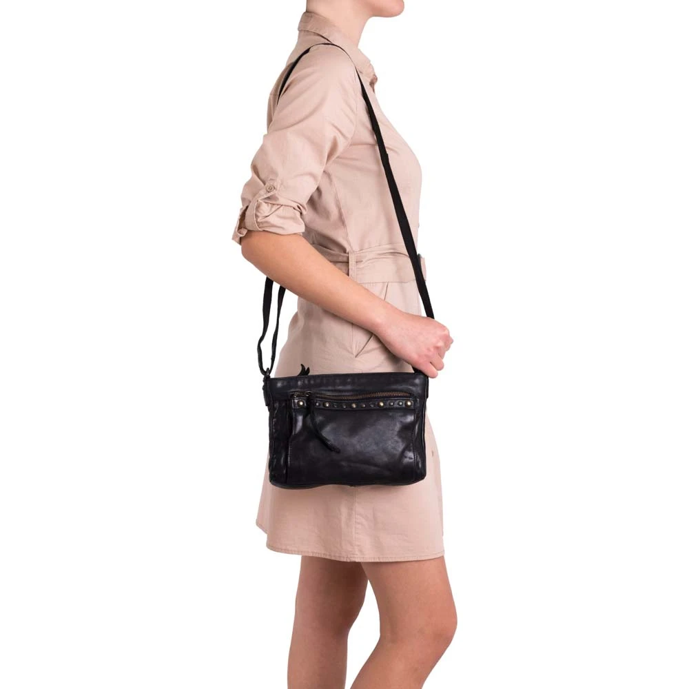 Gianni Conti - 4203483-10 Stud Cross Body (black Leather) 7 Gianni Conti - 4203483-10 Stud Cross Body (black Leather) - Image 5