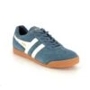 Gola - Harrier M Cma192-de (blue Suede) -Camel Favour gola trainers harrier m cma192 de blue suede trainers 1674560168 663019272 01