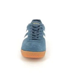 Gola - Harrier M Cma192-de (blue Suede) -Camel Favour gola trainers harrier m cma192 de blue suede trainers 1674560169 663019272 04