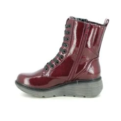 Heavenly Feet - Festival Wedge 3006-61 (red Patent) -Camel Favour heavenly feet festival wedge 3006 61 red patent lace up boots 1661849314 904300661 05