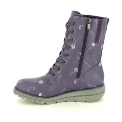 Heavenly Feet - Martina 3 Walker 3007-96 (purple Floral) -Camel Favour heavenly feet martina 3 walker 3007 96 purple floral lace up boots 1662460392 904300796 05