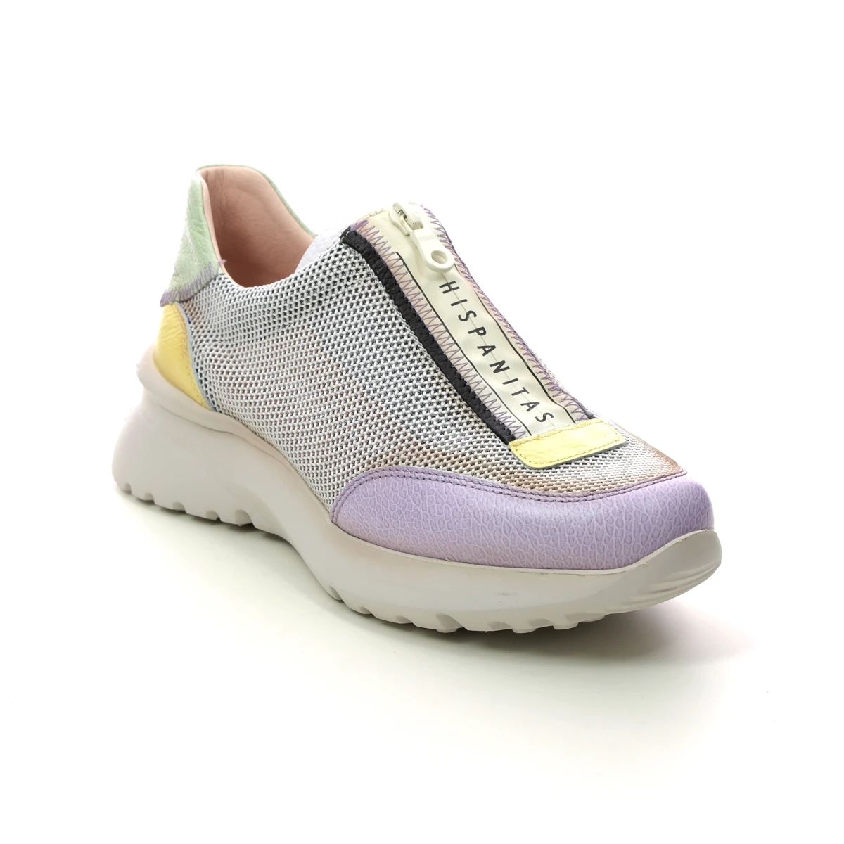 Hispanitas - Hv23260556 Polinesia Wedge (white Multi) 3 Hispanitas - Hv23260556 Polinesia Wedge (white Multi)