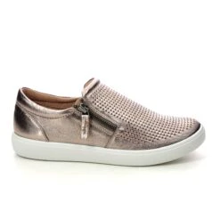 Hotter - DaisyWide 16213-60 (rose Gold) -Camel Favour hotter daisy wide 16213 60 rose comfort slip on shoes 1644679534 925621360 02