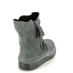 Hotter - Pixie3 Wide 19912-01 (grey Suede) 9 Hotter - Pixie3 Wide 19912-01 (grey Suede) -Camel Favour hotter pixie 3 wide 19912 01 grey suede ankle boots 1664363925 925991201 03