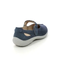 Hotter - Quake2 Eee 11720-72 (blue Nubuck) -Camel Favour hotter quake 2 eee 11720 72 blue nubuck mary jane shoes 1679405255 925172072 03