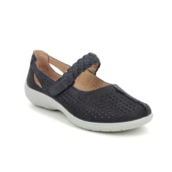 Hotter - Quake 2 Extra Wide 11720-73 (navy Nubuck) -Camel Favour hotter quake 2 extra wide 11720 73 navy nubuck mary jane shoes 1647955877 925172073 01