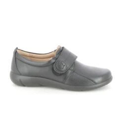 Hotter - Sugar 95 E Fit 9510-30 (black Leather) -Camel Favour hotter sugar 95 e fit 9510 30 black leather comfort slip on shoes 1633532655 925951030 02