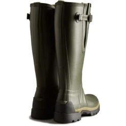 Hunter - Wft2201rnp Balmoral Adjustable (dark Olive) -Camel Favour hunter balmoral adjust wft2201rnp dark olive wellingtons1685540411gbt 30807 63088 f b 1
