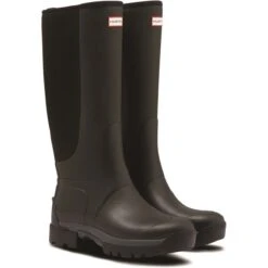 Hunter - Mft9079nre Balmoral Hybrid (black) -Camel Favour hunter balmoral hybrid mft9079nre black wellingtons1685539867gbt 30806 57028 f a 1