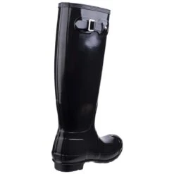 Hunter - Wft1000rgl Original Tall Gloss (black) -Camel Favour hunter original tall g wft1000rgl black wellingtons1685535902gbt 17228 29043 f b 3