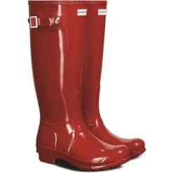 Hunter - Wft1000rgl Original Tall Gloss (red) -Camel Favour hunter original tall g wft1000rgl red wellingtons1685535967gbt 17228 29049 f a 2