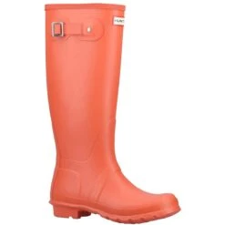 Hunter - Wft1000rma Original Tall (coral) -Camel Favour hunter original tall w wft1000rma red wellingtons1685540336gbt 33357 61525 f a 1