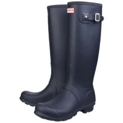 Hunter - Wft1000rma Original Tall (navy) -Camel Favour hunter original tall wft1000rma navy wellingtons1685540273gbt 23114 43501 f j 3