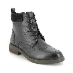 Hush Puppies - Nadine Brogue 12347-31 (black Leather)