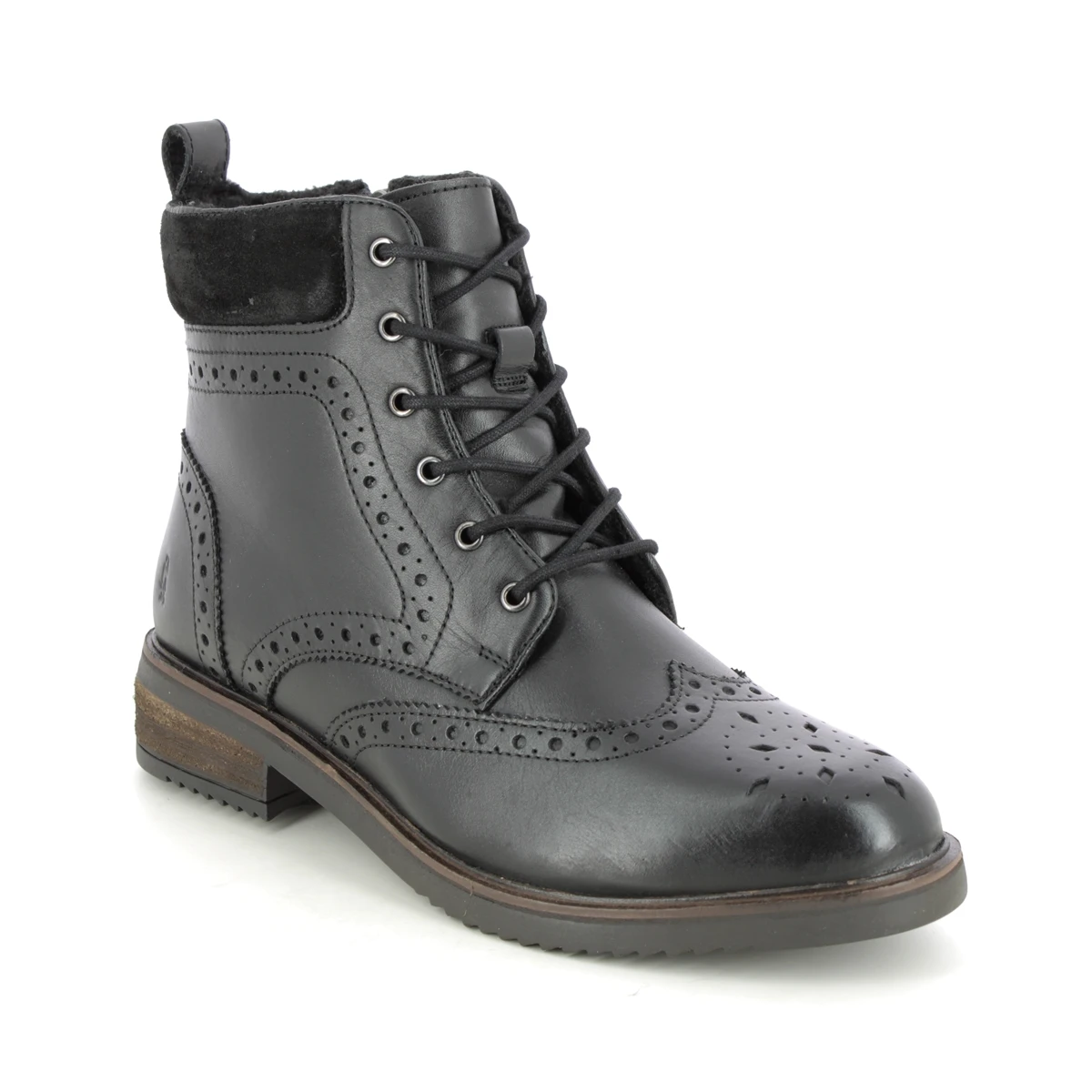 Hush Puppies - Nadine Brogue 12347-31 (black Leather) 3 Hush Puppies - Nadine Brogue 12347-31 (black Leather)